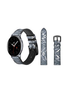 Replacement Band For Samsung Galaxy Active/Active2 Camouflage Blue