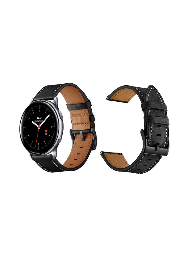 Perfii Replacement Band For Samsung Galaxy Active/Active2 Black  - Image 1