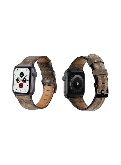 Replacement Band For Apple Watch Series 5/4/3/2/1 44/42mm Brown