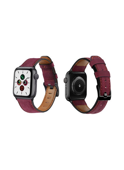 Replacement Band For Apple Watch Series 5/4/3/2/1 40/38mm Wine Red