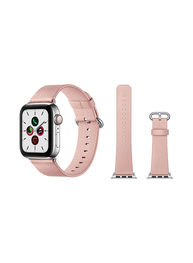 Perfii - Replacement Band For Apple Watch Series 5/4/3/2/1 44/42mm Pink - Image 1
