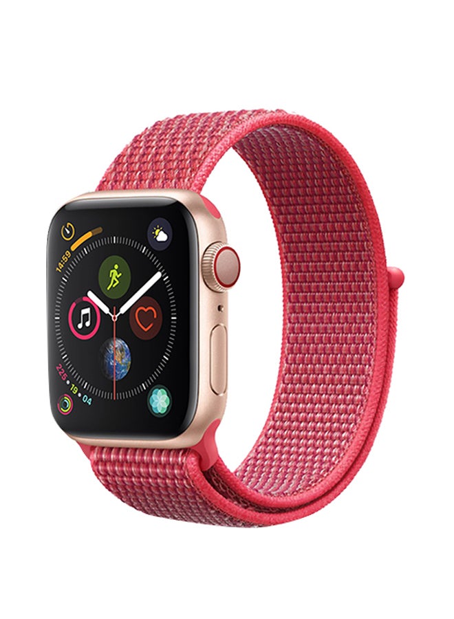Mifan Replacement Band for Apple Watch Series 5/4/3/2/1 44/42mm Hibiscus Pink