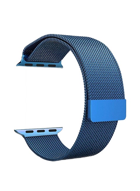Milanese Replacement Band For Apple Watch Series 5/4/3/2/1 44/42mm Blue