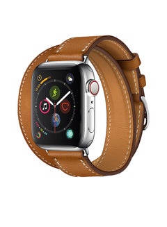 Double Tour Replacement Band for Apple Watch Series 5/4/3/2/1 40/38mm Brown - v1578988582/N33639452A_1