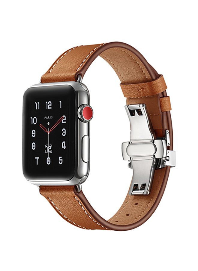 Replacement Band for Apple Watch Series 5/4/3/2/1 44/42mm Brown