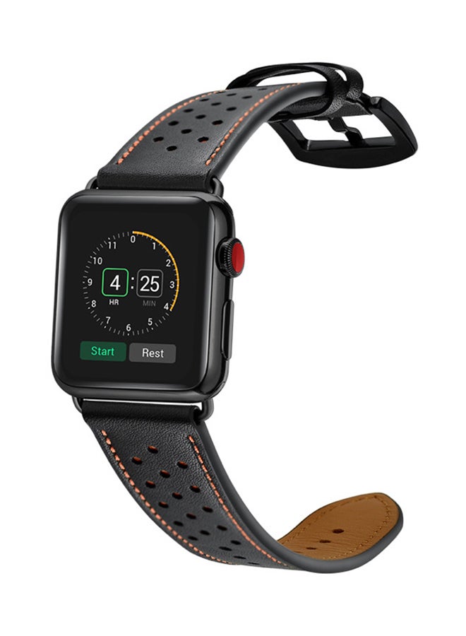 Mifan - Replacement Band for Apple Watch Series 5/4/3/2/1 44/42mm Black - Image 1