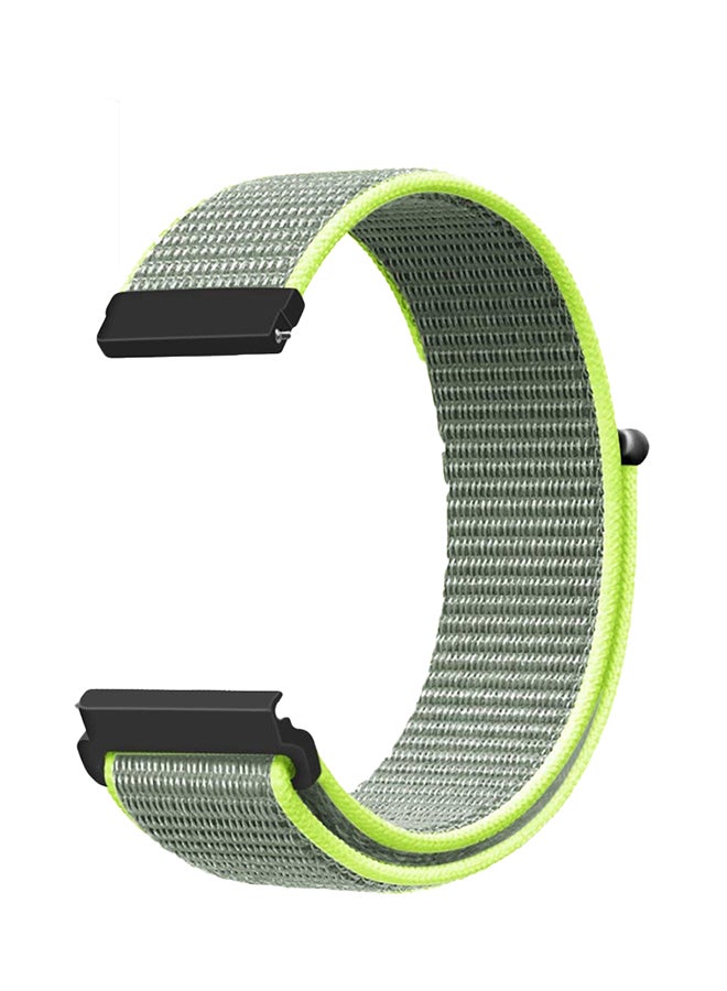Replacement Band For Samsung Galaxy Watch/Huawei GT 2 46mm Green Grey
