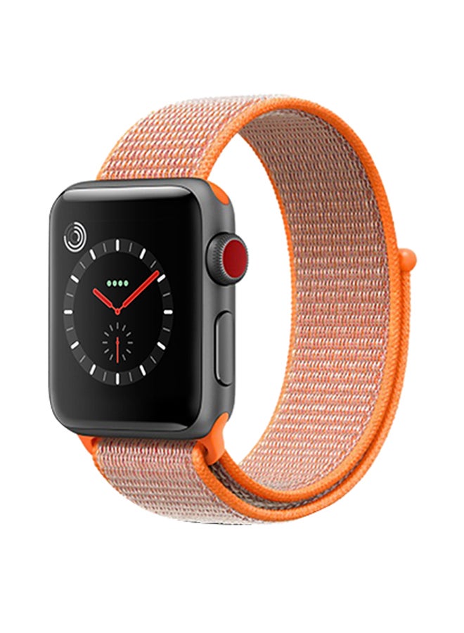 ميفان سوار بديل للساعة الذكية أبل سيريس 5/4/3/2/1 بمقاس 42/44 مم برتقالي