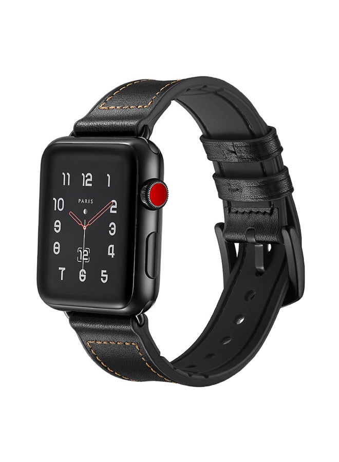 Mifan - Replacement Band for Apple Watch Series 5/4/3/2/1 40/38mm Black - Image 1