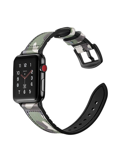 Replacement Band for Apple Watch Series 5/4/3/2/1 40/38mm Camouflage Green