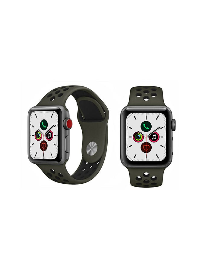 Perfii Replacement Band For Apple Watch Series 5/4/3/2/1 44/42mm Dark Olive