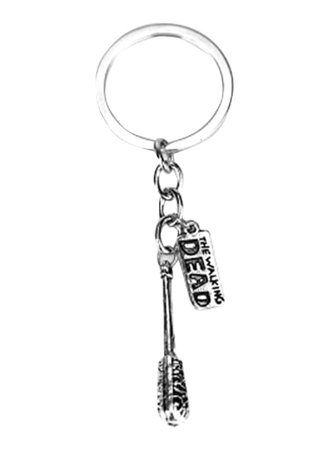 The Walking Dead Negan'S Cudgel And Letter Pendant Car Keychain - Image 1