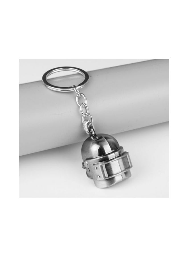 PUBG Battleground Three Level Helmet Car Keychain - Image 2
