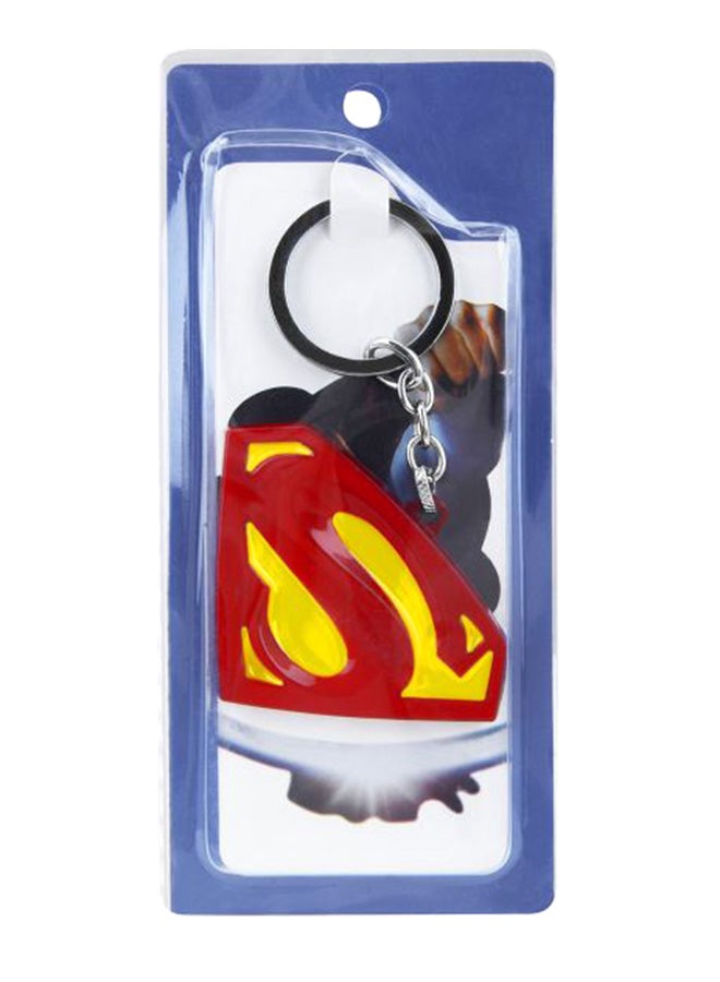 Shining Jewel - Classic Superman Logo Keychain - Image 1