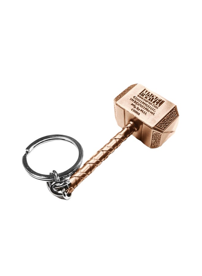 MARVEL Thor Hammer Bt Keychain Gold