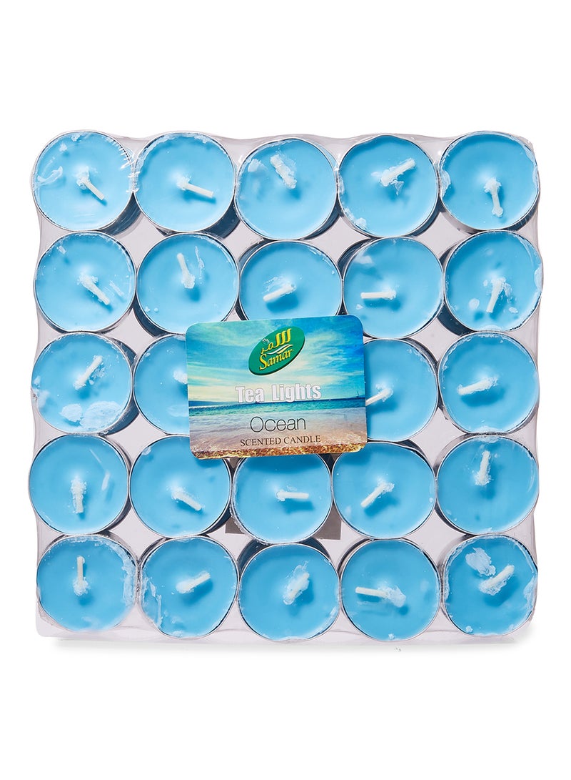 50-Piece Tea Light Scented Candle Blue 18.5cm - v1578993958/N32807431A_1