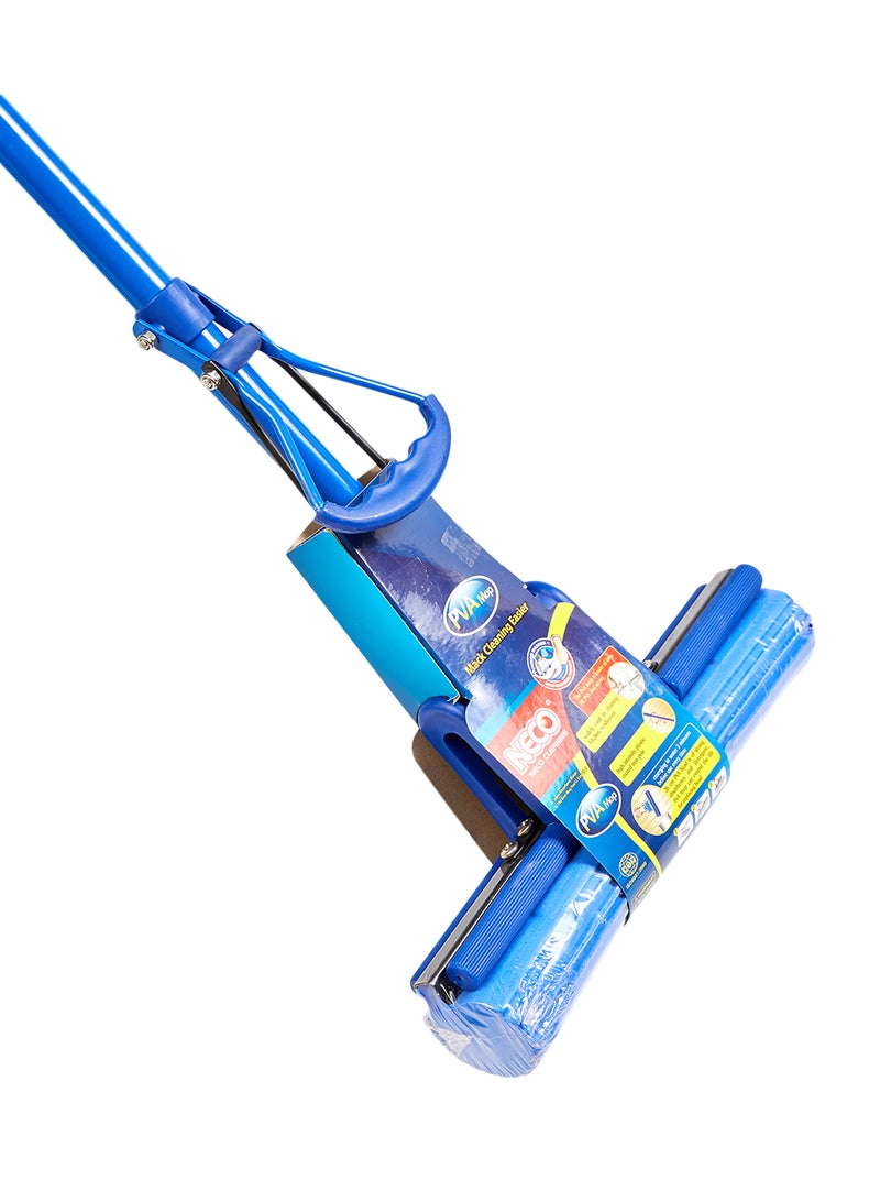 Neco PVA Mop Handle Blue/Black/Grey - Image 2