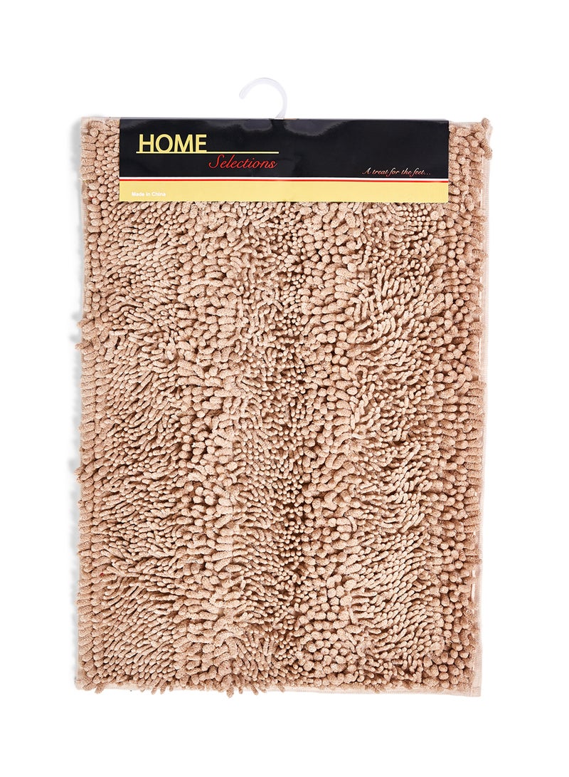 HOME SELECTION Bath Mat Brown 48.5centimeter - Image 1