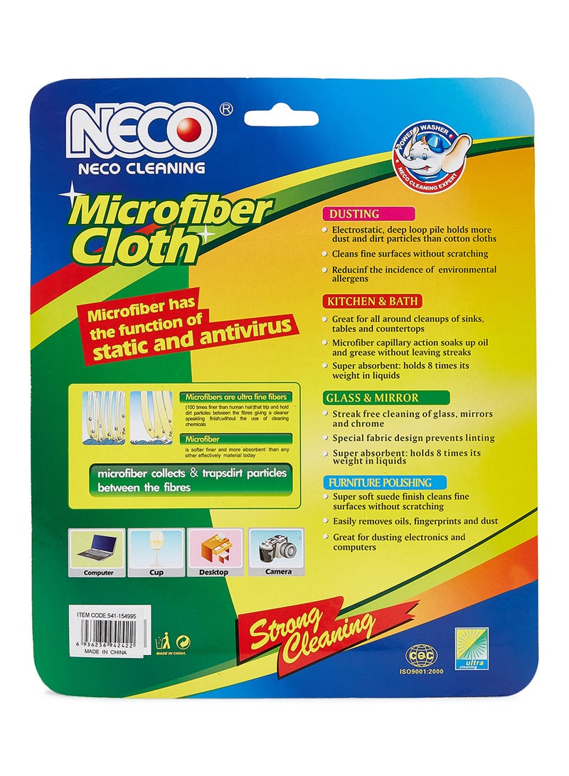 Neco 4-Piece Microfiber Cloth Set Multicolour 30x40cm - Image 2