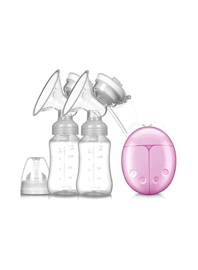 طقم مضخة حليب كهربائي ثنائي مريح - 4 قطع - Image 1
