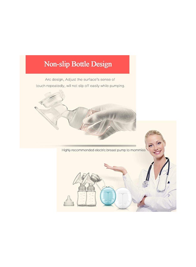 طقم مضخة حليب كهربائي ثنائي مريح - 4 قطع - Image 3