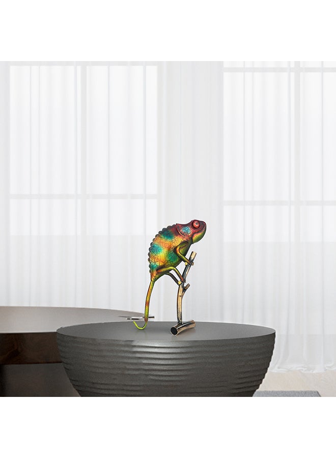 TOOARTS Abstract Iron Casting Sculpture Multicolour 28x11x24cm - Image 4