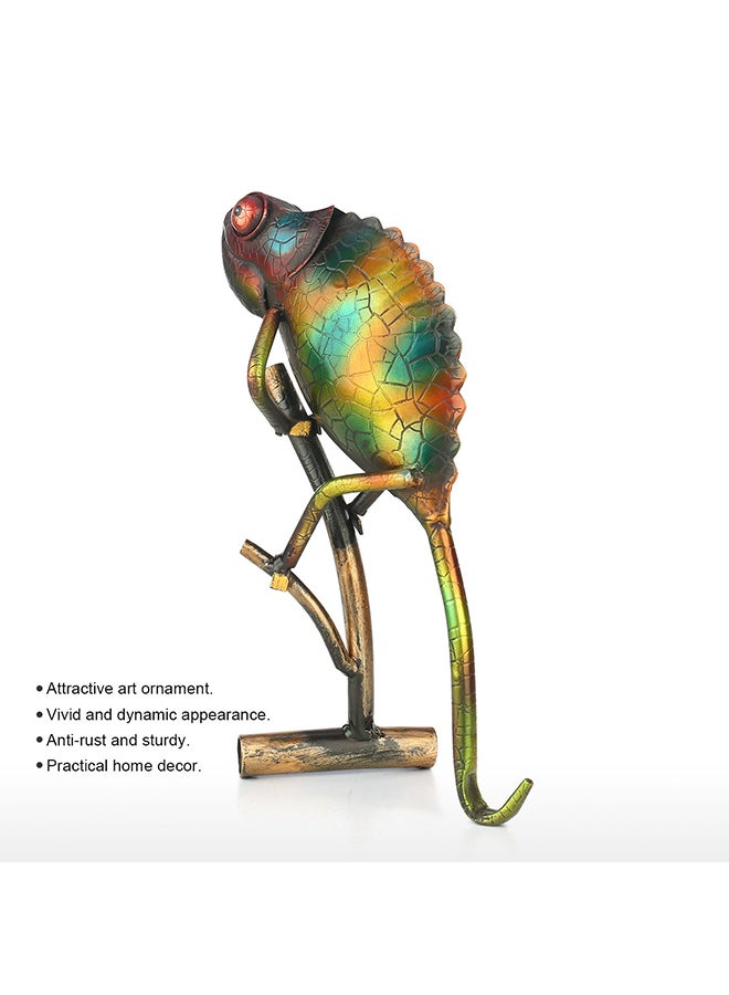 TOOARTS Abstract Iron Casting Sculpture Multicolour 28x11x24cm - Image 2