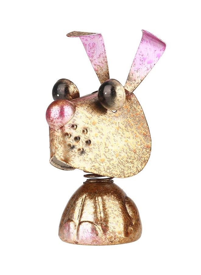 TOOARTS Abstract Iron Casting Sculpture Brown 14x7x9cm - Image 1