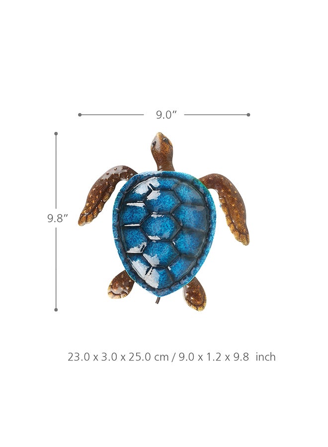تحفة حديدية من صب السبائك أزرق 26x3.50x24سم  - Image 3