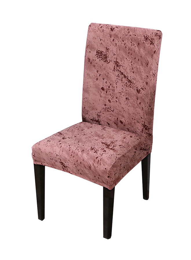 غطاء كرسي مزين بطبعة من قطعتين بني 12x4x12Ø³Ù†ØªÙŠÙ…ØªØ±  - Image 1