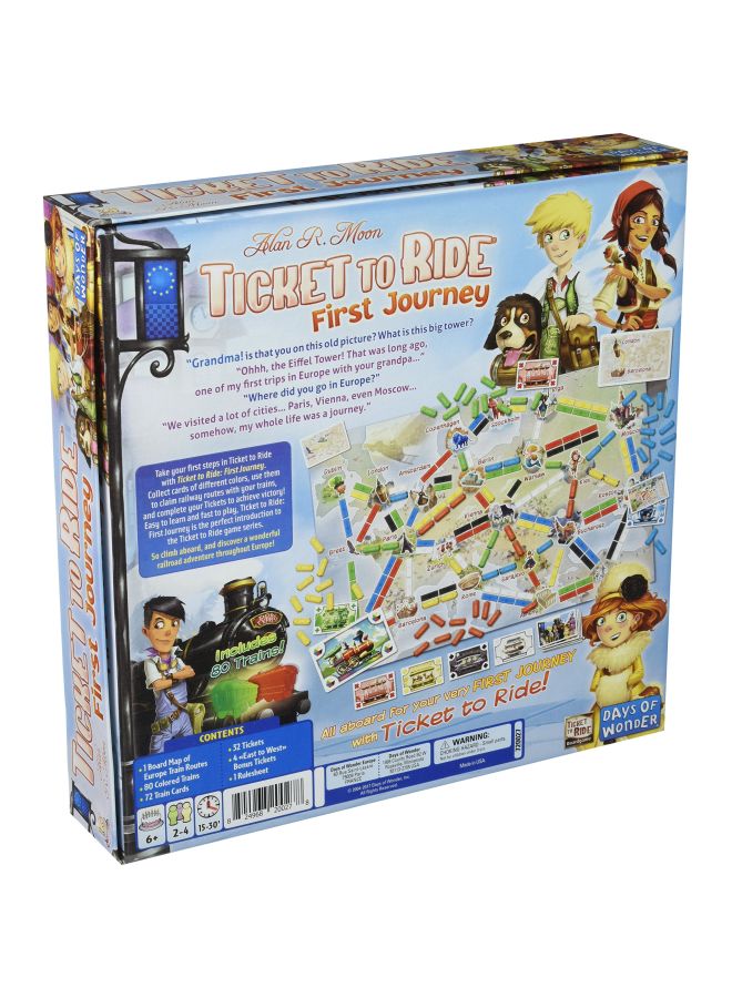 Days of Wonder Ticket To Ride First Journey Board Game Set DO7227 - Image 3