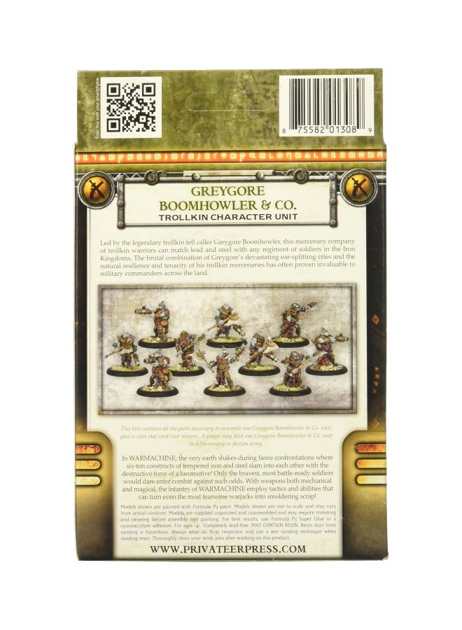 Privateer Press Warmachine Mercenary Boomhowler And Company Model Kit PIP41107  - Image 2