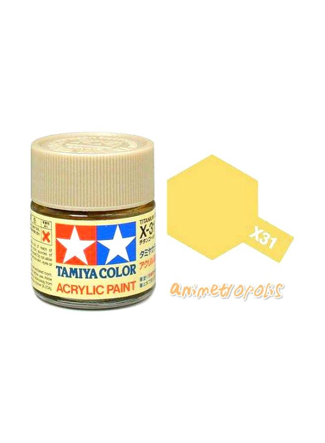 تاميا طلاء أكريليك طراز 81531 ذهبي تيتانيوم X-31 - Image 2
