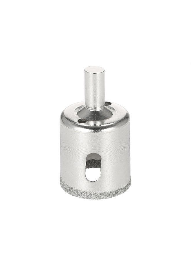 15-Piece Diamond Coated Glass Hole Saw Kit Silver  - Image 4