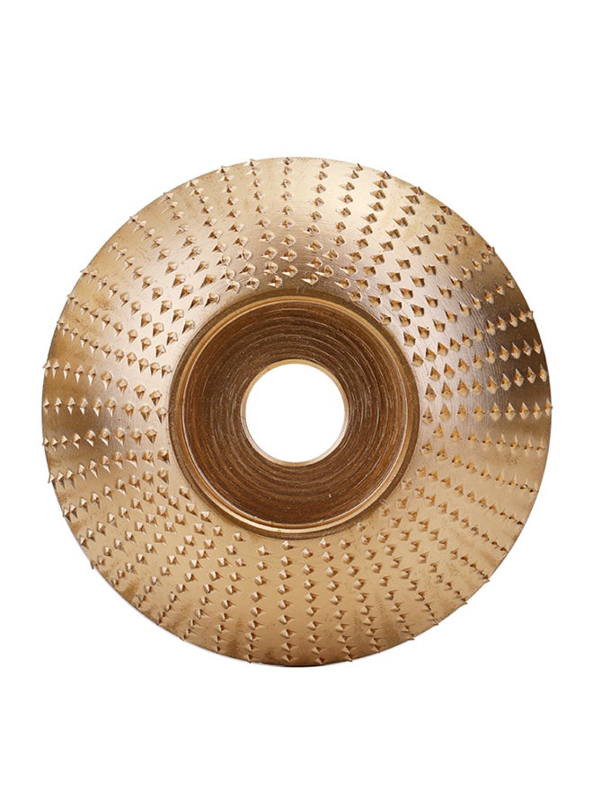 ماركة غير محددة أداة دوارة لنحت الزوايا الخشبية بعجلة صنفرة ذهبي 16x1x13سم  - Image 1