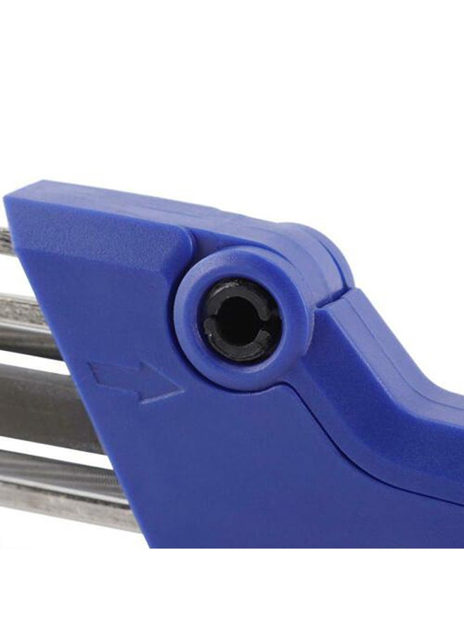 2-In-1 Chain Sharpener Grinding Tool Blue 38x3x6cm  - Image 4