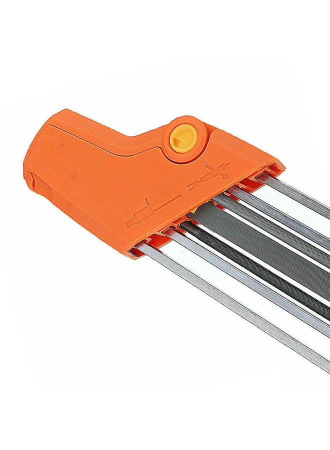 2 In 1 Chain Sharpener Grinding Tool Orange 38x3x6cm  - Image 3