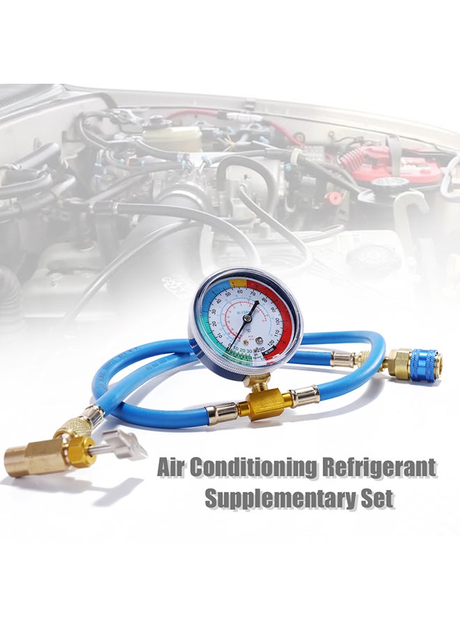 Rechargable Measuring Hose Gauge Blue