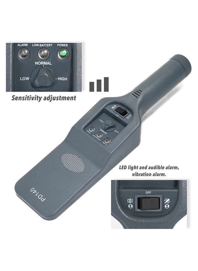 Generic High Sensitivity Handheld Metal Detector Grey 39x8.50x12.50cm  - Image 4