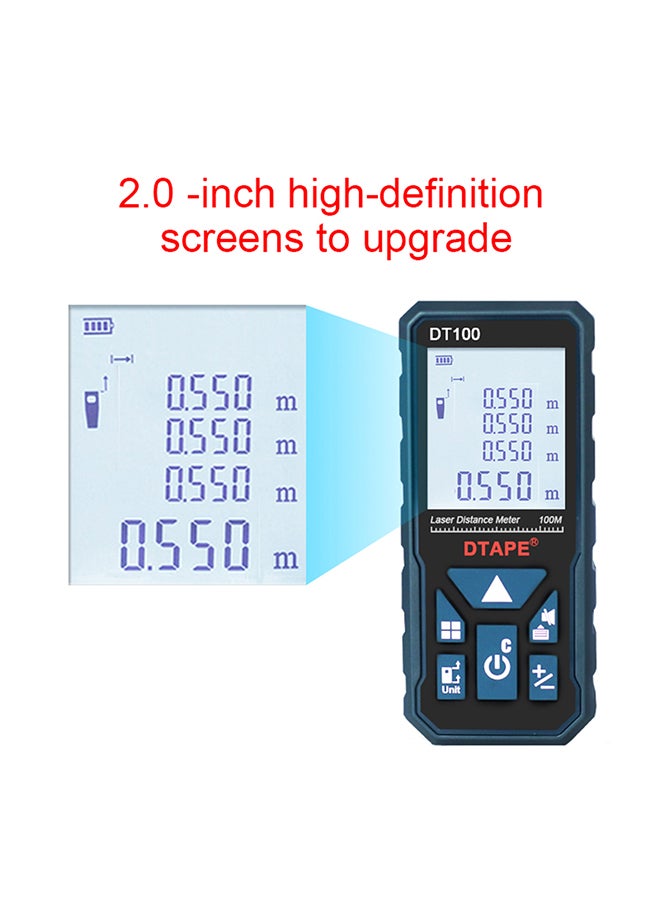 Generic Digital Laser Distance Finder Blue  - Image 2