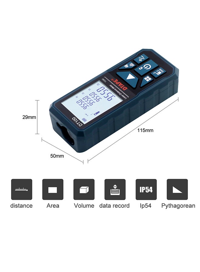 Generic Digital Laser Distance Finder Blue  - Image 3
