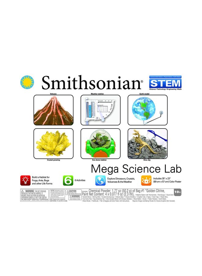 Smithsonian - Stem Mega Science Lab Kit 49009 - Image 1