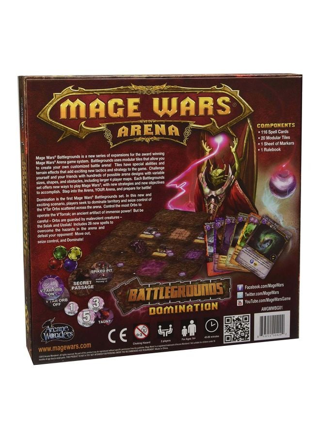 Arcane Wonders Mage Wars Arena Battlegrounds Domination Board Game - Image 2