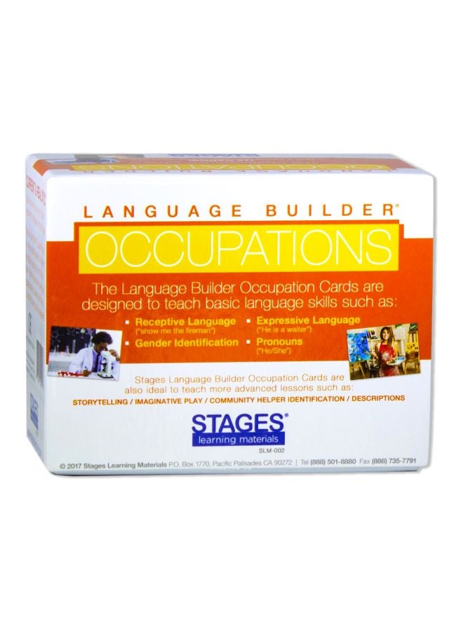 Stages Learning Language Builder Occupations Card Game 304048 - Image 3