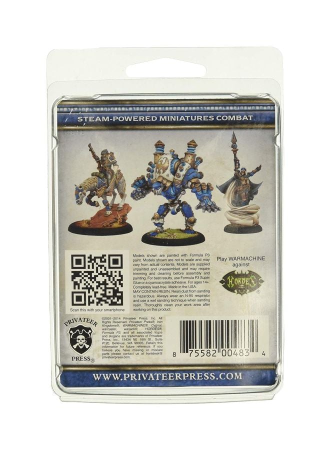 Privateer Press Warmachine Cygnar Sword Knight Officer And Standard Model Kit PIP31059  - Image 2