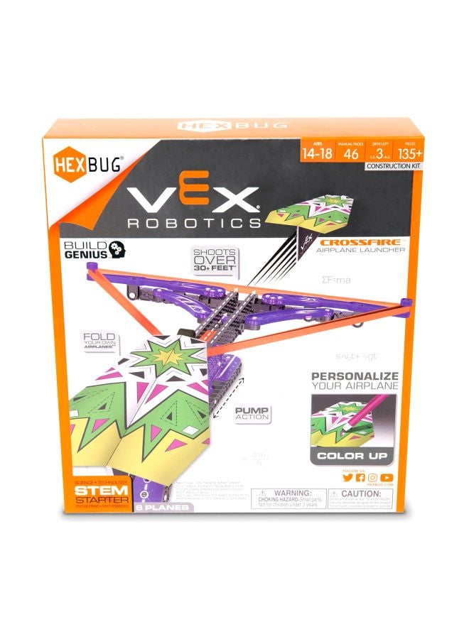 Hexbug 135-Pieces VEX Robotics Crossfire Airplane Launcher 406-5516 - Image 5
