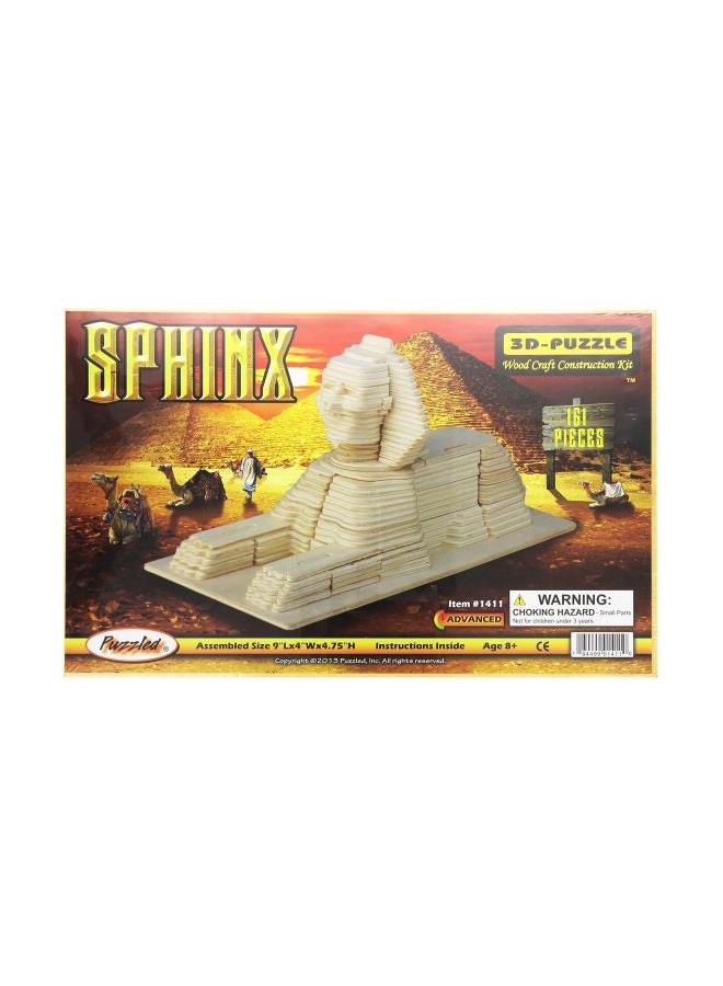 Puzzled 161-Piece Sphinx 3D Puzzle 1411 