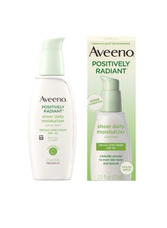 Aveeno Radiant Sheer Daily Moisturizing Lotion With Sunscreen SPF 30  - Image 2
