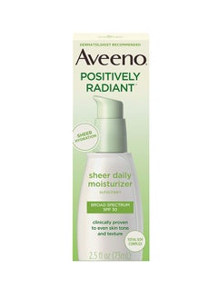 Aveeno Radiant Sheer Daily Moisturizing Lotion With Sunscreen SPF 30  - Image 1