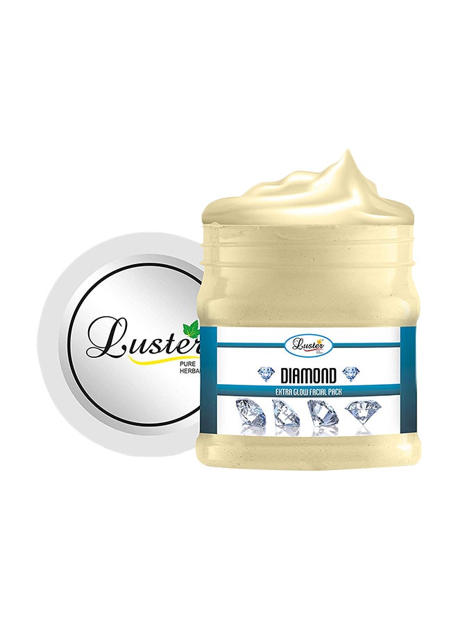 LUSTER Diamond Extra Glow Face Pack Beige 500grams